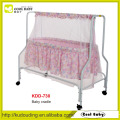 Fabricante NEW Baby Swing Cama con Mosquitero Ligera Baby Rocking Cradle